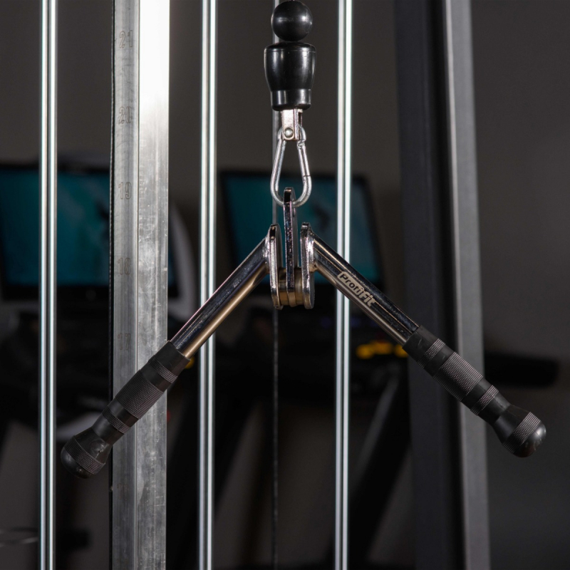 Рукоятка для тяги на трицепс V-образная ( серьга ) PROFI-FIT-RT-020