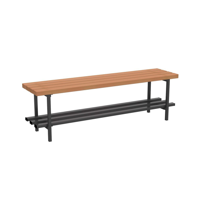 Скамья для раздевалок без спинки 1.5 м ZAVODSPORTA