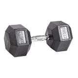 Гантель гексагональная обрезиненная PROFI-FIT 27.5 кг