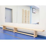 Скамья гимнастическая на деревянных ножках 2.4 м ZAVODSPORTA