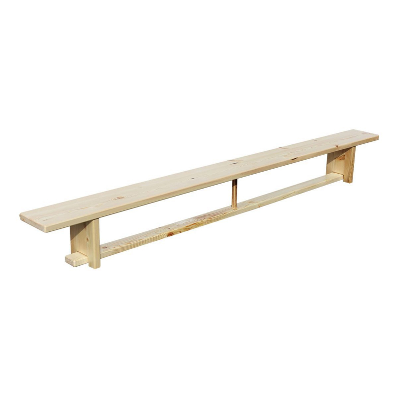 Скамья гимнастическая на деревянных ножках 2.4 м ZAVODSPORTA