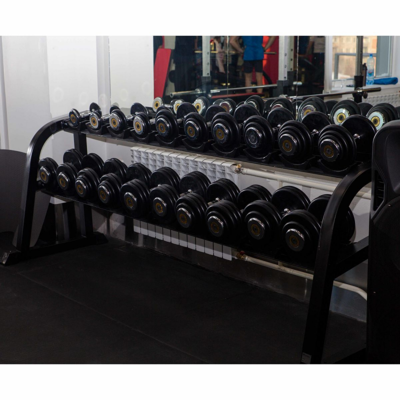 Гантельный ряд базовый (шаг 2.5 кг, 10 пар) PROFI-FIT 2.5-25 кг*