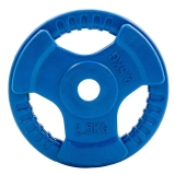 Диск обрезиненный 3 HANDLE цветной D26 мм PROFI-FIT 2.5 кг