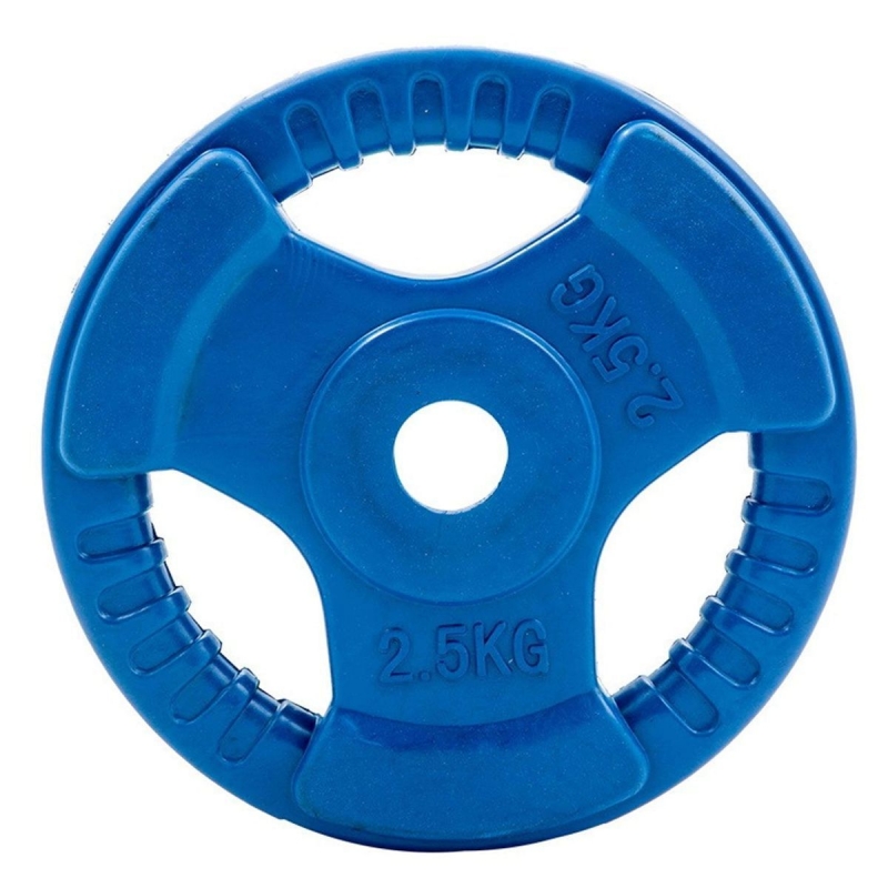 Диск обрезиненный 3 HANDLE цветной D26 мм PROFI-FIT 2.5 кг