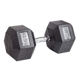 Гантель гексагональная обрезиненная PROFI-FIT 42.5 кг