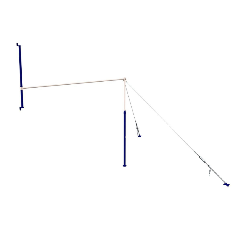 Перекладина гимнастическая пристенная (на растяжках) ZAVODSPORTA