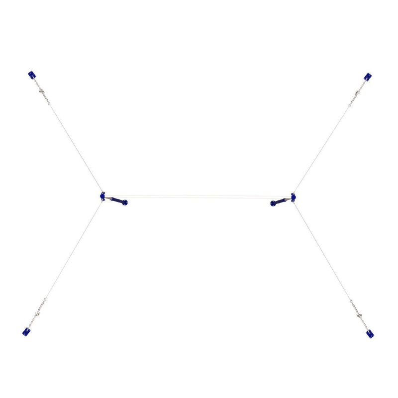 Перекладина гимнастическая универсальная (на растяжках) ZAVODSPORTA