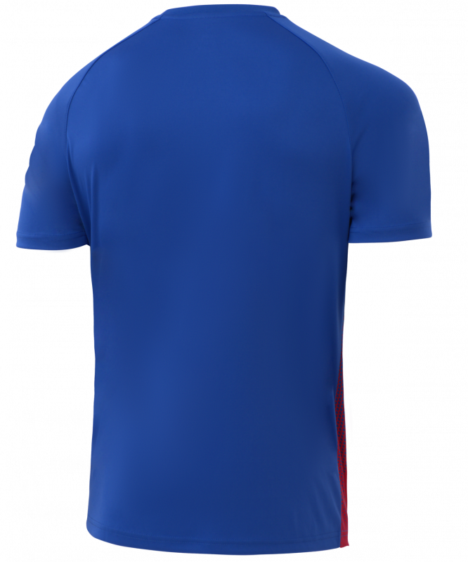 Футболка игровая Camp Striped Jersey, красный/синий, детский, размер YL, Jögel УТ-00020566