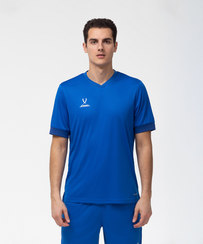 Футболка игровая DIVISION PerFormDRY Union Jersey, синий/темно-синий/белый, размер L, Jögel УТ-00018799