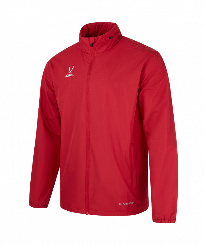 Куртка ветрозащитная DIVISION PerFormPROOF Shower Jacket, красный, размер M, Jögel ЦБ-00004621
