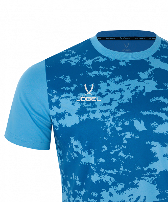 Футболка вратарская DIVISION PerFormDRY SPLASH GK Jersey, голубой, детский, размер YXL, Jögel ЦБ-00004680