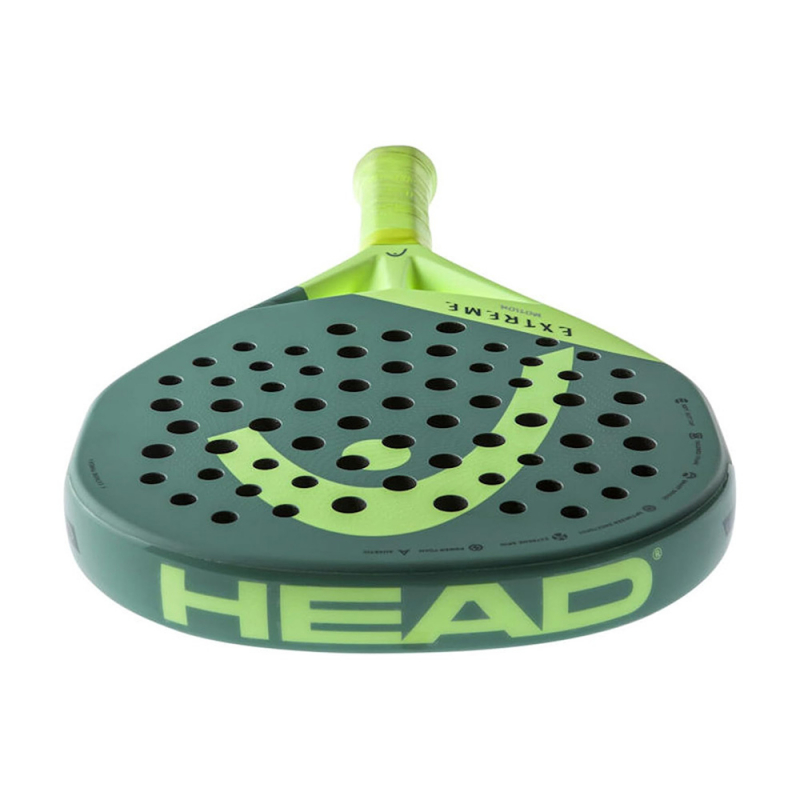 Ракетка для падела HEAD Extreme Motion 2023, 223023, для проф.игр., углородное волокно, темно-зеленый