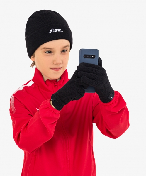 Перчатки зимние ESSENTIAL Touch Gloves, черный, Jögel
