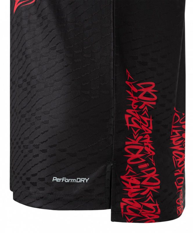 Футболка игровая JOGEL AMKAL PerFormDRY Jersey, черный/красный, размер XS ЦБ-00004457