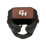 Боксерский шлем Force Full Face KK Чёрно-коричневый Green Hill CNHGKF-980 S
