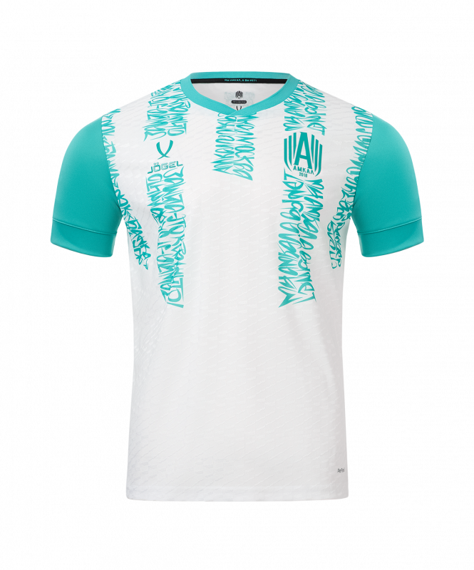 Футболка игровая JOGEL AMKAL PerFormDRY Jersey, белый/бирюзовый, размер XS ЦБ-00004458