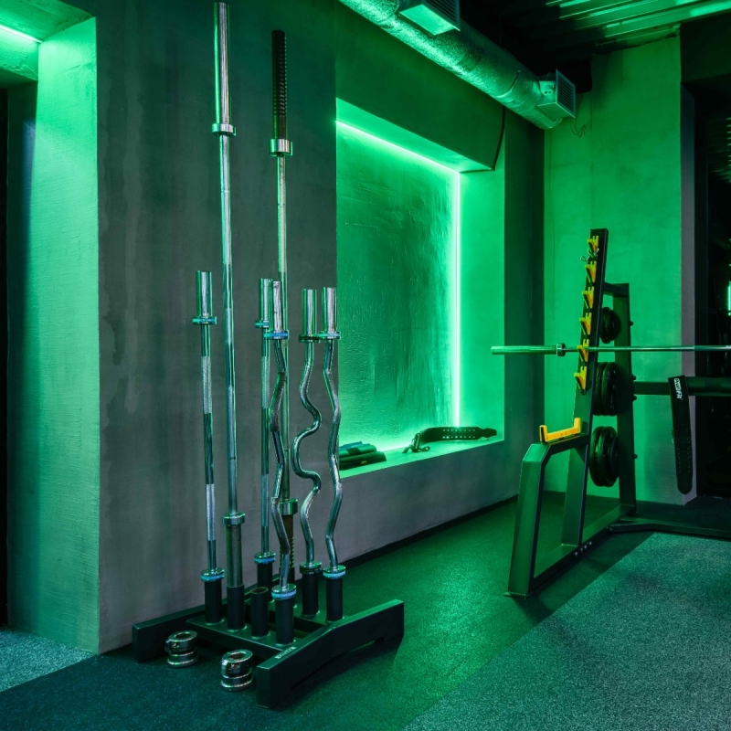 Вертикальный держатель для олимпийских грифов (на 8 шт) TANGEN A3010