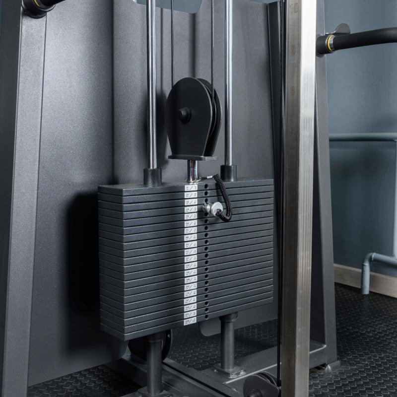 Кроссовер с изменением высоты. Стек 2 x A3016 100 кг DHZ Fitness