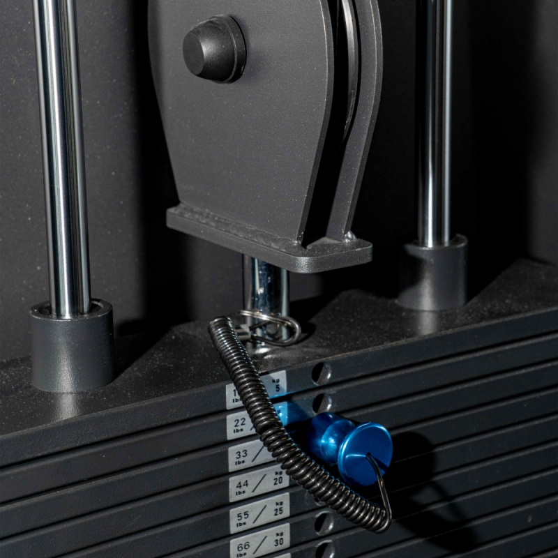 Кроссовер с изменением высоты. Стек 2 x A3016 100 кг DHZ Fitness