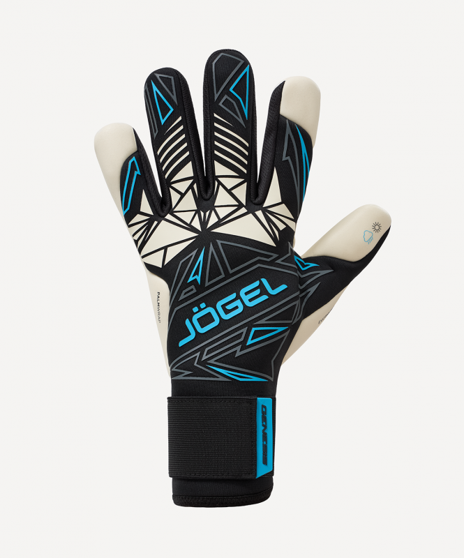 Перчатки вратарские JOGEL Genesis SL4 Negative hybrid, черный, размер 8,5 ЦБ-00007123