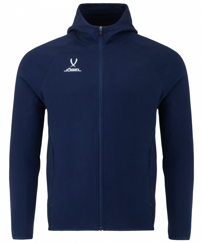 Худи на молнии ESSENTIAL Athlete Hooded FZ Jacket, темно-синий, размер YM, Jögel ЦБ-00003270