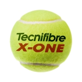 Мяч теннисный Tecnifibre X-One ATP 3B, 60XONE363, уп.3шт, одобр. ITF, войлок, нат.резина, желтый