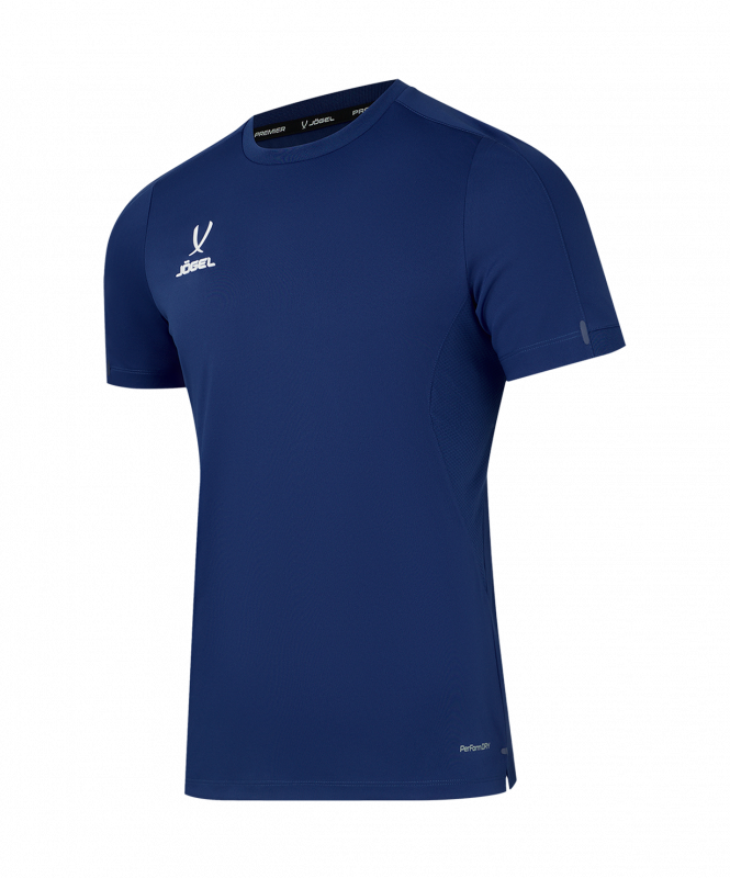 Футболка тренировочная JÖGEL PREMIER PerFormDRY Training Poly Tee, темно-синий, размер M ЦБ-00004869