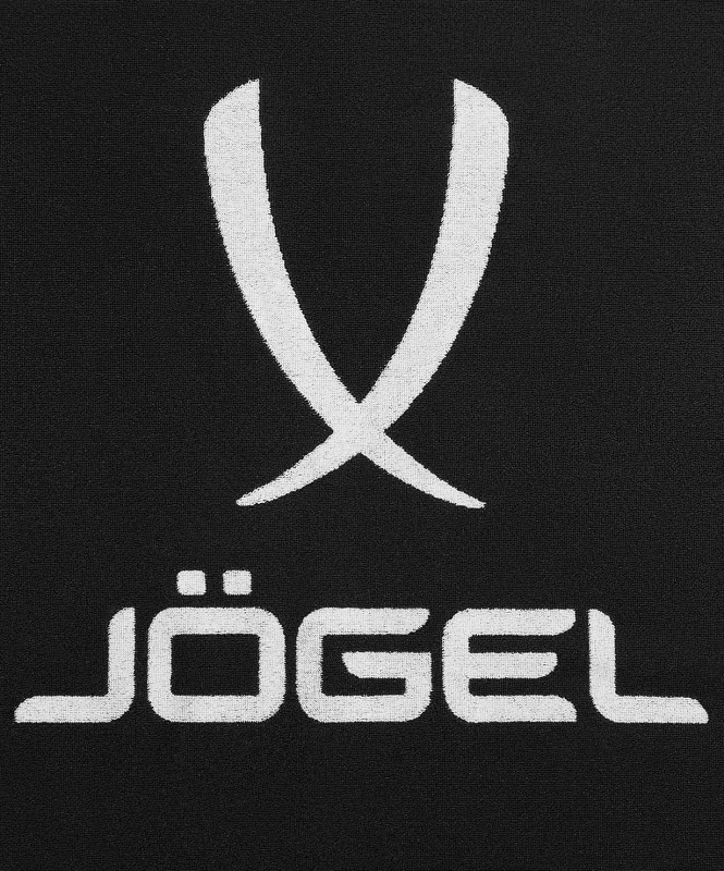 Полотенце спортивное ESSENTIAL Towel L, 70х140, черный/белый, Jögel ЦБ-00004144
