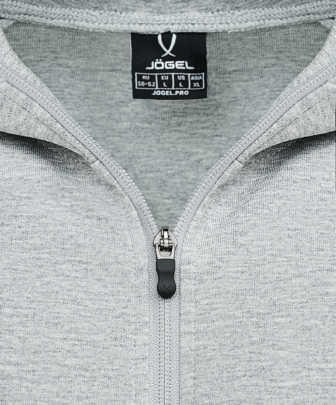 Худи на молнии ESSENTIAL Athlete Hooded FZ Jacket, серый, Jögel ЦБ-00002982