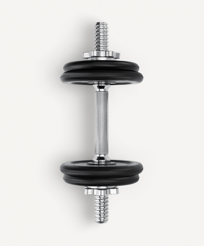 Гантель разборная обрезиненная в коробке Starfit DB-716, 4 кг ЦБ-00002374