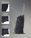 Сумка-чемодан ESSENTIAL Cabin Trolley Bag, черный, Jögel ЦБ-00000330