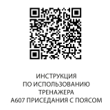 Приседания с поясом A607 DHZ Fitness