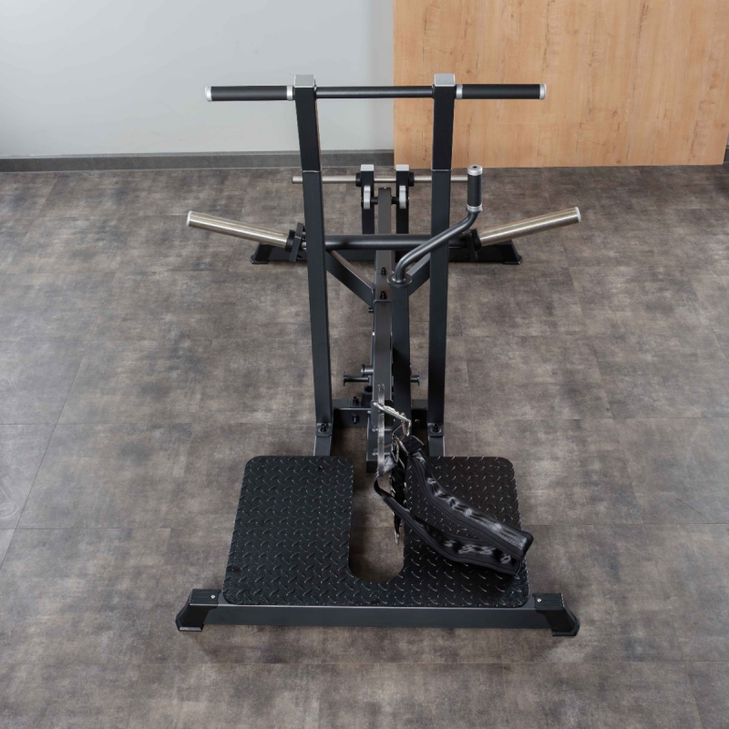 Приседания с поясом A607 DHZ Fitness