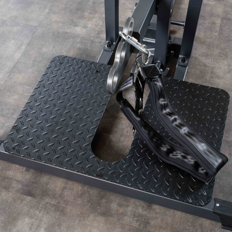 Приседания с поясом A607 DHZ Fitness