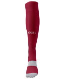 Гетры футбольные CAMP BASIC SOCKS, гранатовый/серый/белый, размер 28-31, Jögel УТ-00021432