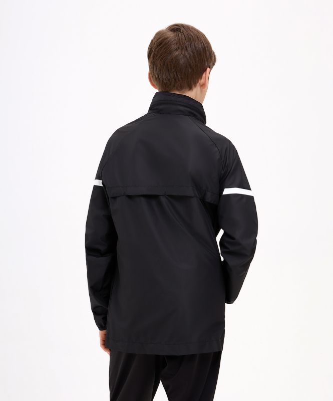 Куртка ветрозащитная CAMP 2 Rain Jacket, черный, детский, размер YM, Jögel ЦБ-00003404