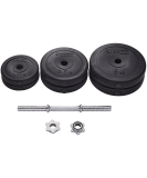 Гантель разборная пластиковая в коробке DB-720, 19.5 кг, BASEFIT ЦБ-00001681