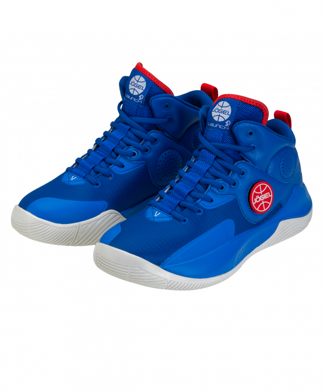 Кроссовки баскетбольные Launch MID, Blue/red/white, размер 43, Jögel ЦБ-00003480