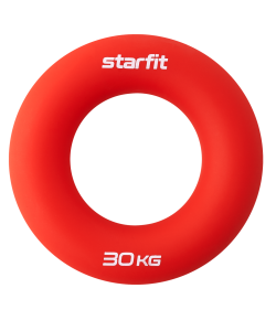 Эспандер кистевой Core ES-404 Кольцо, диаметр 8,8 см, 30 кг, силикогель, красный, Starfit