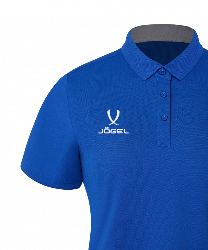 Поло женское JÖGEL PREMIER PerFormDRY CVC Polo W, синий, размер L ЦБ-00004974