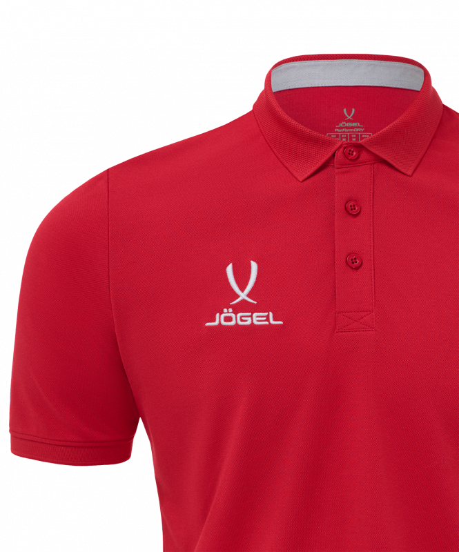 Поло JÖGEL PREMIER PerFormDRY CVC Polo, красный, размер XL ЦБ-00004939