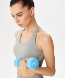 Гантель неопреновая DB-201 2.5 кг, синий пастель, Starfit ЦБ-00001428