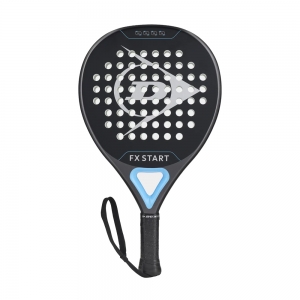 Ракетка для падела Dunlop FX Start, 10370737, для начинающих, гибрид, графит, черно-синий