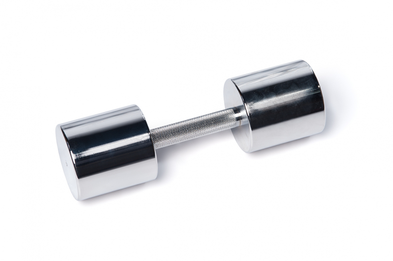 Гантель хромированная, 12 кг STECTER 2666