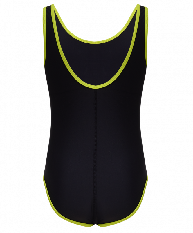 Купальник для плавания Edge Black/Lime, полиамид, детский, размер 36, 25Degrees ЦБ-00001755