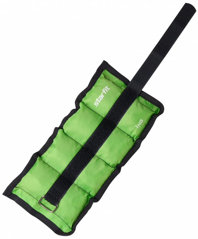 Утяжелители WT-401, 1 кг, зеленый, Starfit УТ-00019269