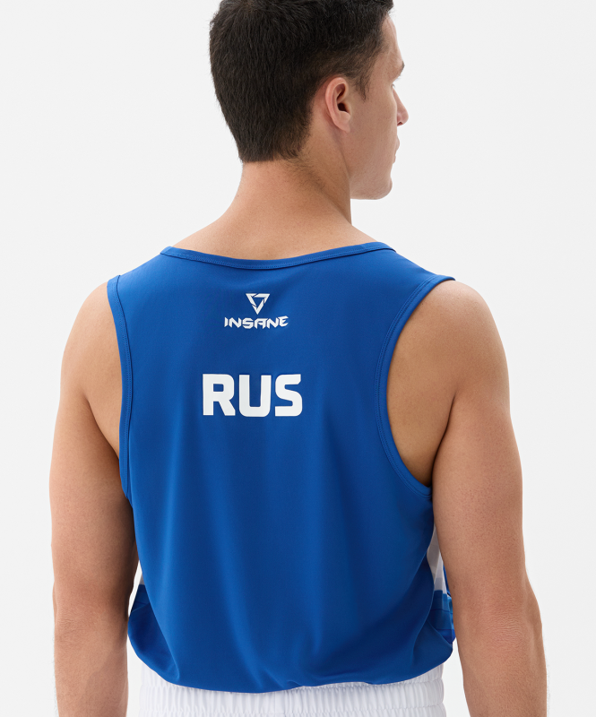 Майка боксерская INSANE RBF, синий, размер XL (50-52) ЦБ-00007654