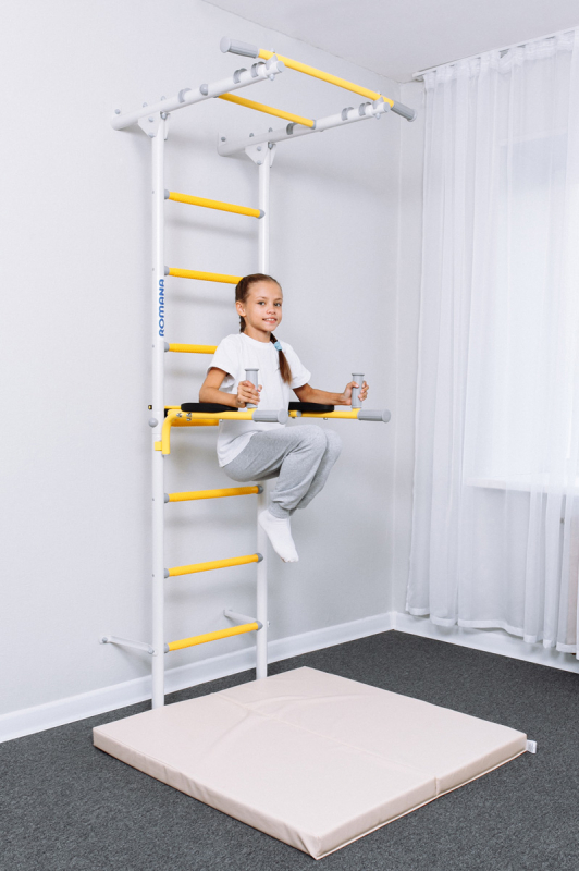 Брусья разборные навесные (желтый) ROMANA Dop2