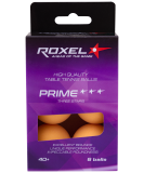 Мяч для настольного тенниса 3* Prime, оранжевый, 6 шт, Roxel УТ-00015365