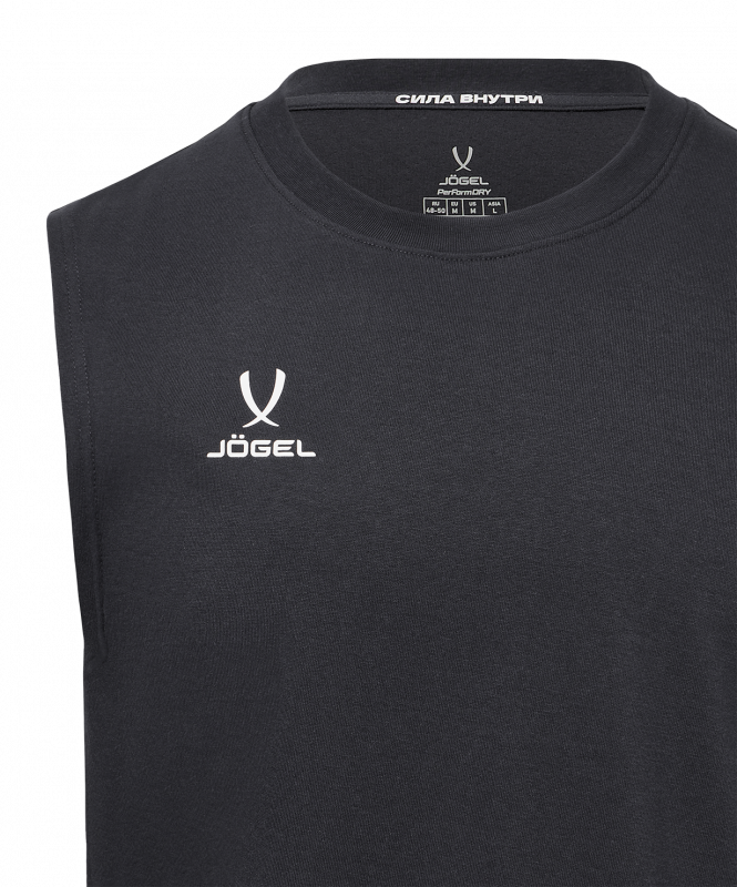 Майка тренировочная JÖGEL DIVISION PerFormDRY Training CVC 98, темно-серый, размер M ЦБ-00007180